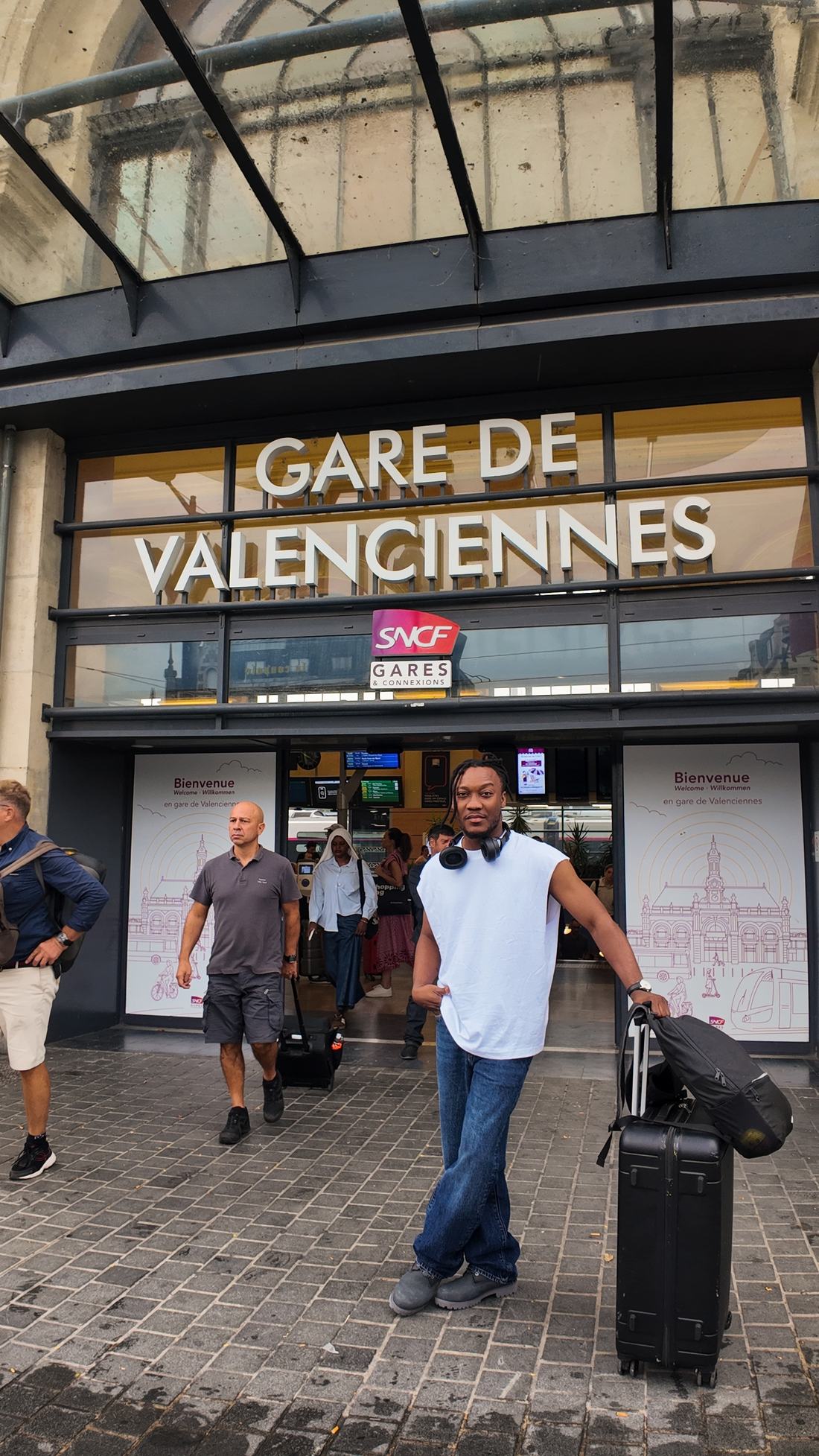 Mesly NIATIS à la Gare de Valenciennes
